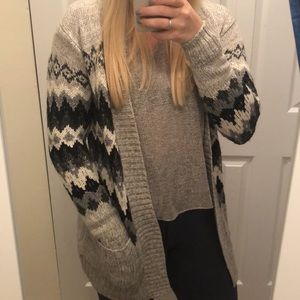 Grey cardigan from American eagle
